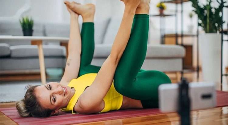 happy baby yoga pose