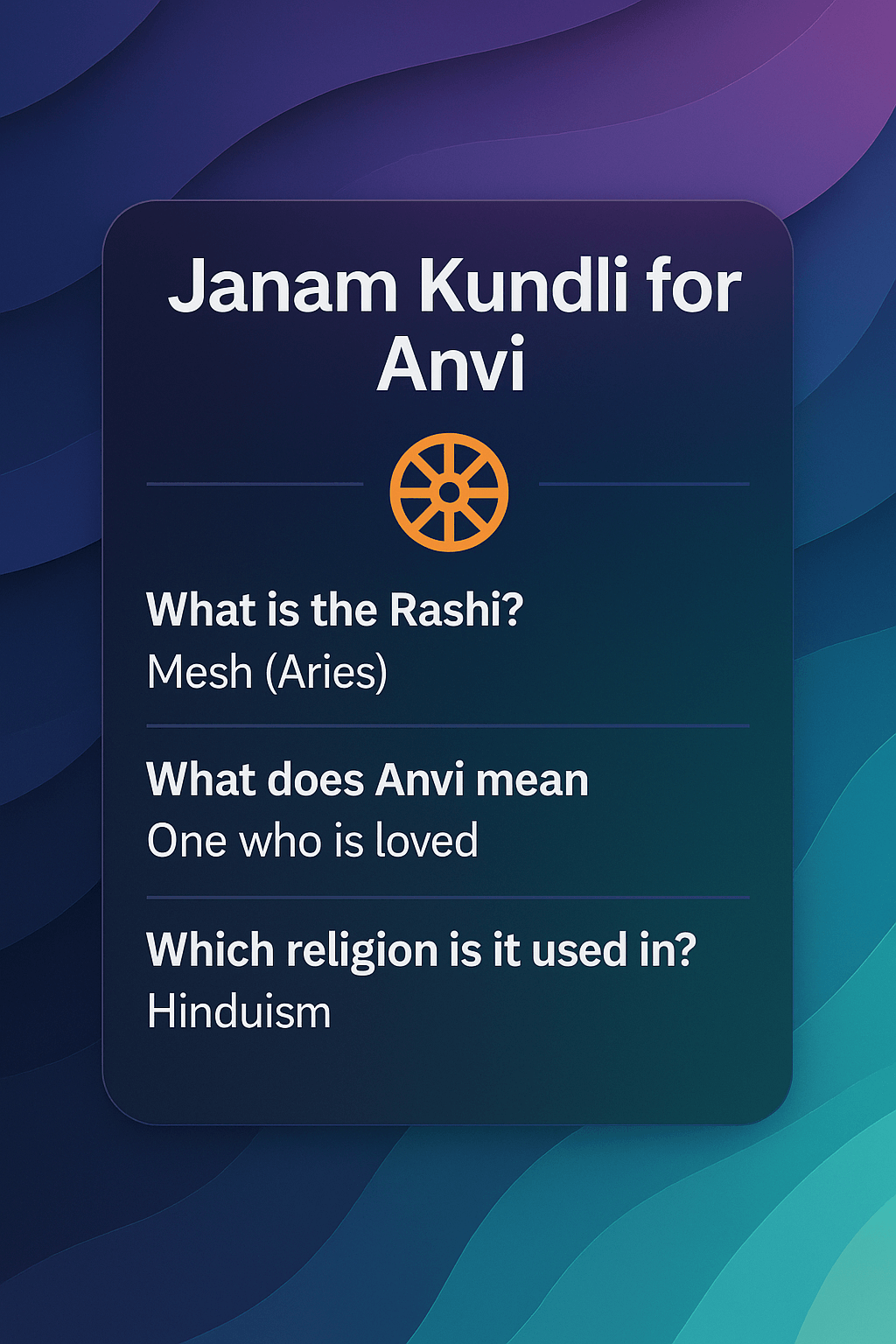 anvi janam kundly lucky stone number